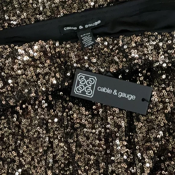 Cable & Gage sequined skirt NWT - Picture 3 of 4